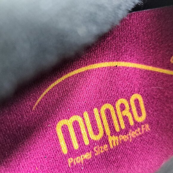 MUNRO Buckley Nubuck Leather Ankle Boot Black - Size 9.5 - Picture 14 of 16